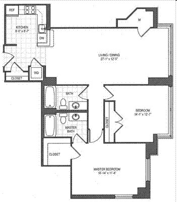 2BR/2BA - Metro Rosslyn Apartments