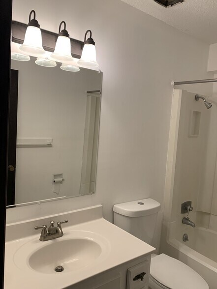 Newer low-flow toilet, Newer Shower Head, and Newer lighting - 519 E Churchwell Ave