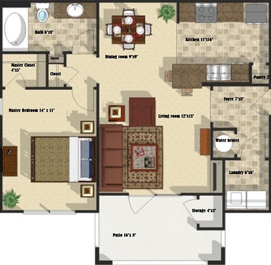 Maple - Brookstone Park Apartments