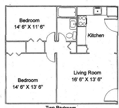 Floorplan - Deerfield Apartments