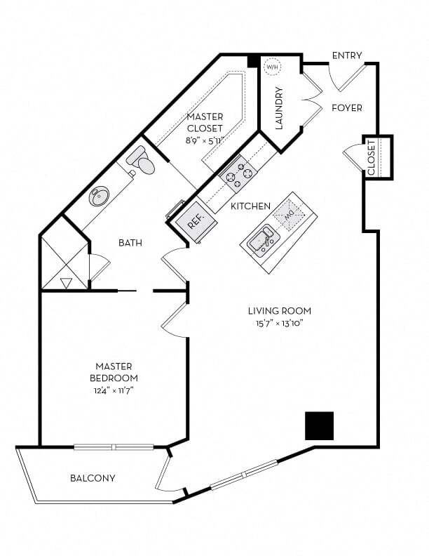 Floorplan - The Heights at Park Lane