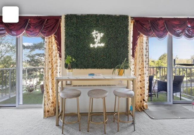 Dining Area leading to double-door patio - 301 N Beauregard St