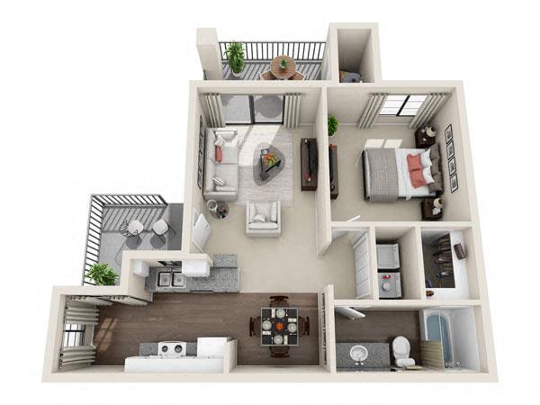 Floorplan - CentrePoint Apartment Homes