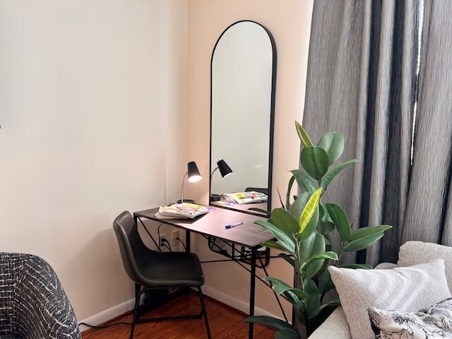 Workstation tucked to side - 350 G St SW