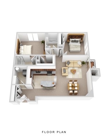 2 Bed 2 Bath - Grassfields Commons