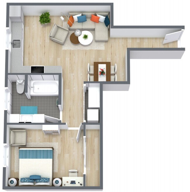 Floorplan - Duplet at Hillcrest. Live smart live styli...