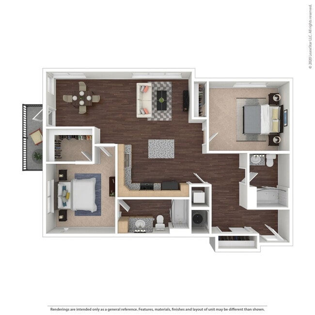 Floorplan - The Piedmont Apartments