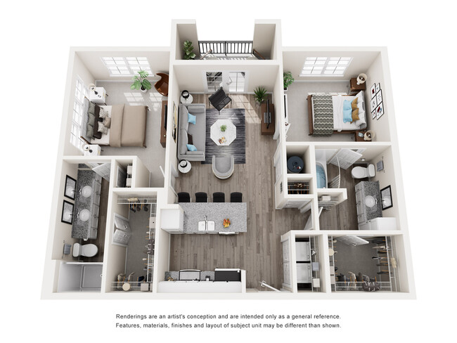 Floorplan - Water's Edge Apartments