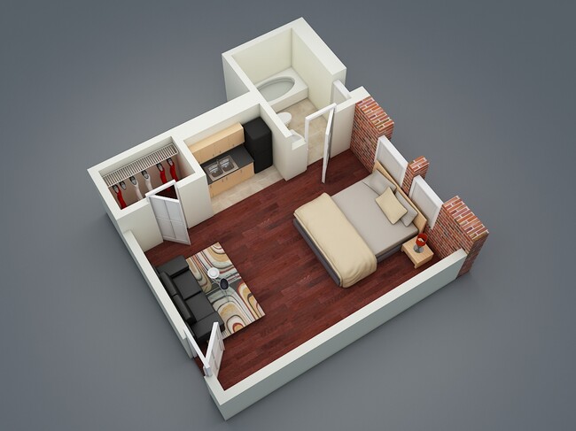 Floorplan - Brookmore Apartments