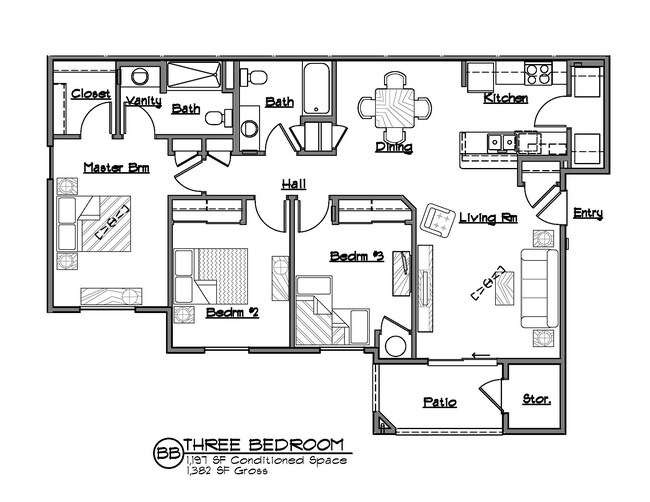 3BR x 2BA - Type BB.jpg - Vistara II