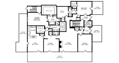 Floorplan - Park Hollow Luxury Residences