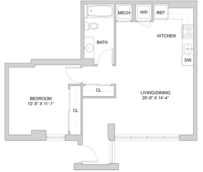 Floorplan - The Modern at Art Place