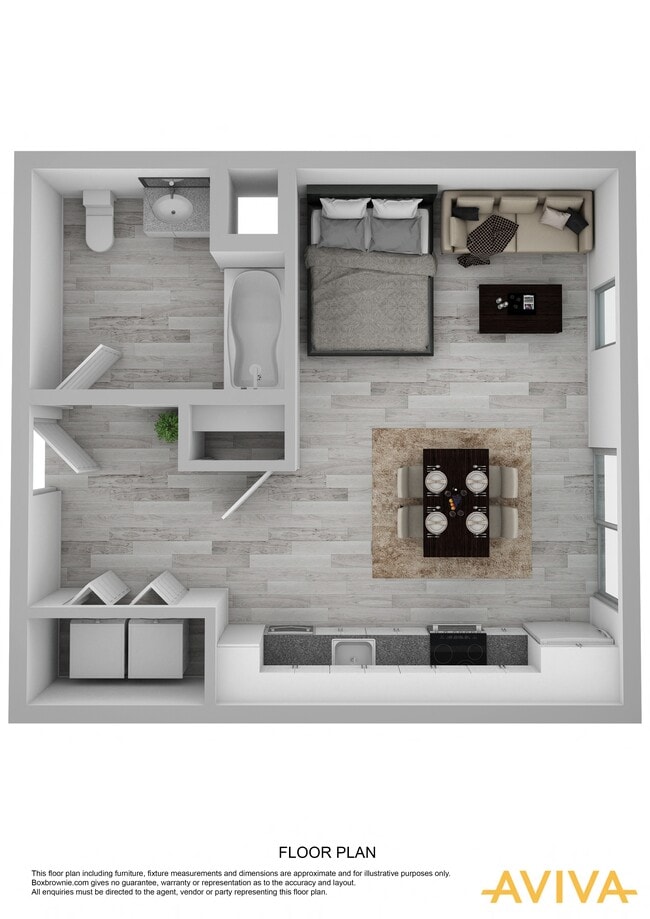 Floorplan - AVIVA Apartments