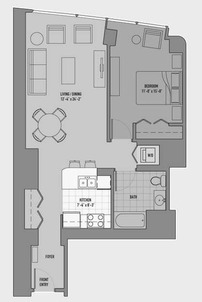 Floorplan - Atwater Apartments