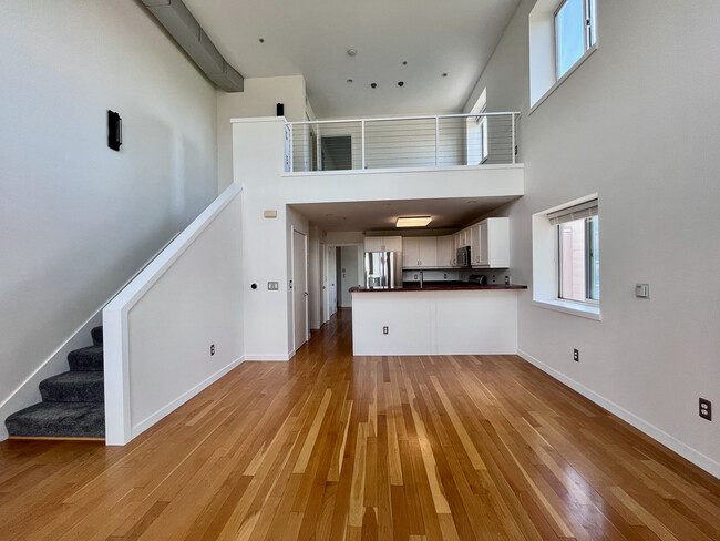 Living room, kitchen and loft - 350 N 2nd St