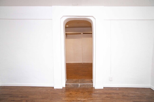 Bedroom from living room - 230 E 6th Ave