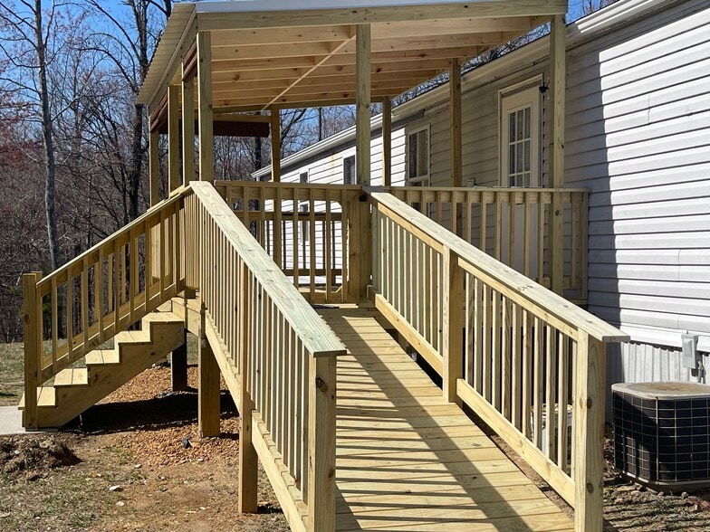 Rear Deck Ramp Entrance - 24616 Crowe Rd