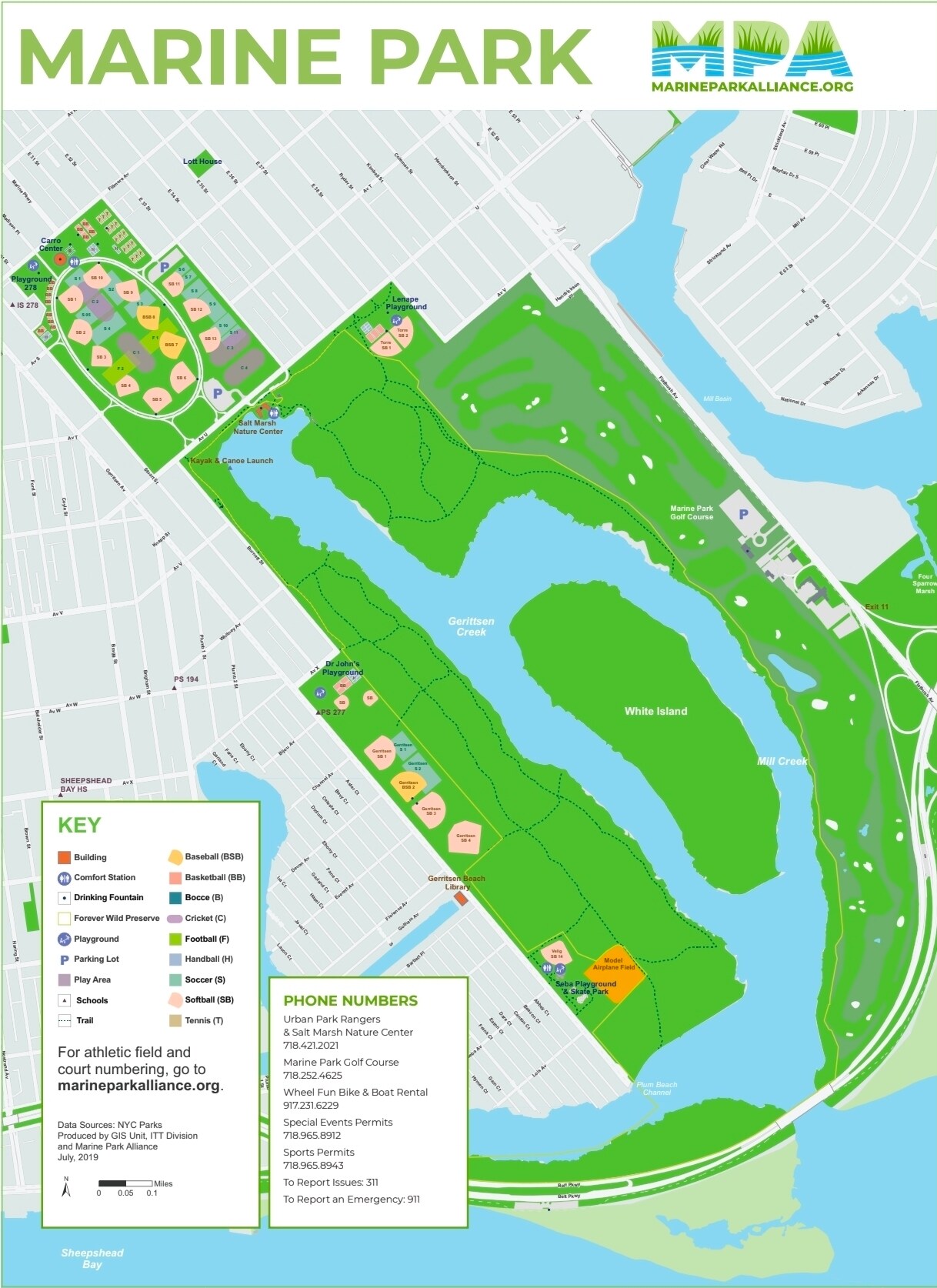 Marine park map 2 - 1925 Ryder St