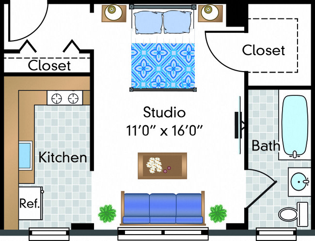 Floorplan - The Shelburne Apartments