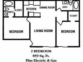 2BR/2BA - Hermitage Apartments