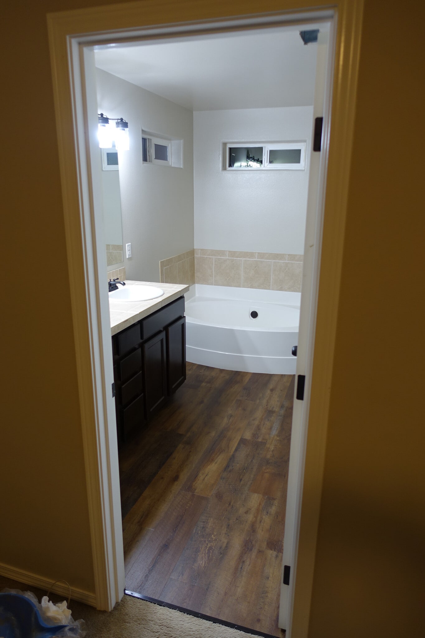 Master Bath... Freshly painted, new flooring and Lighting - 7730 181st Street East