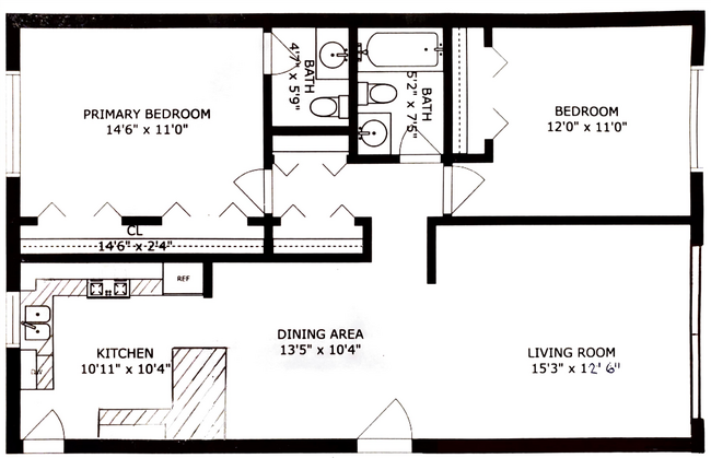 Floor Plan - 1604 W Farwell Ave