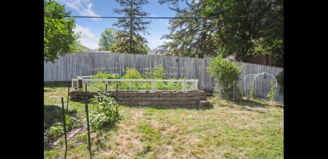 raised garden, 2 cherry bushes, 2 apple trees, raspberries & flowers on lot - 2740 Alabama Ave S