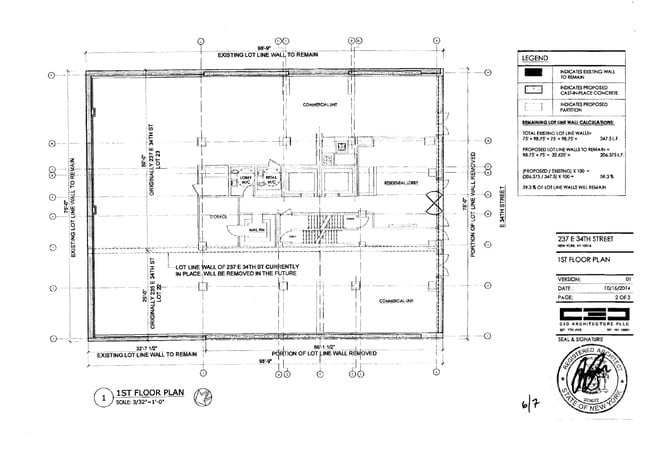 Floor Plan- 1st - Theater House