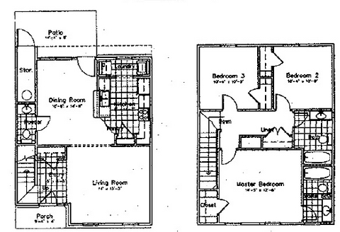 3BR/2BA - Village of New Hope Apartment Homes
