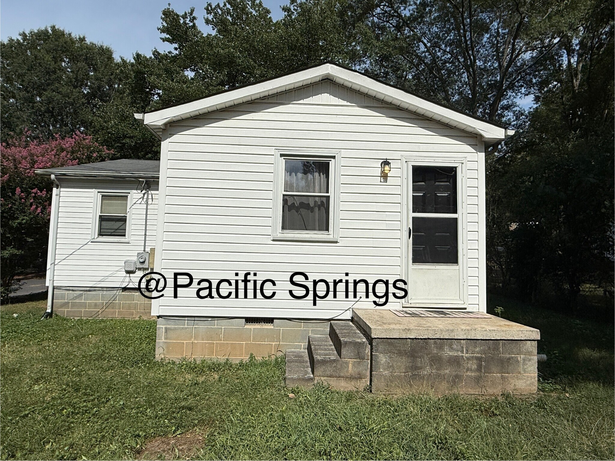 Back of the house - 927 S Church St