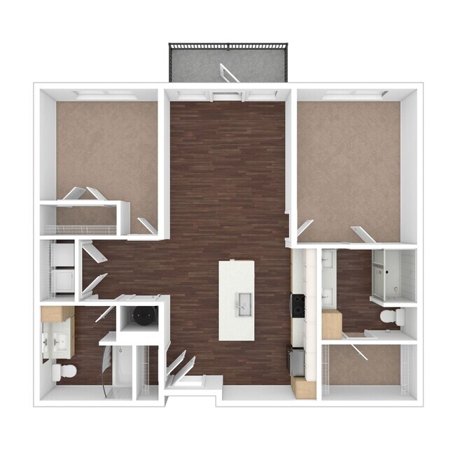 Floorplan - Evren Apartments of Lees Summit