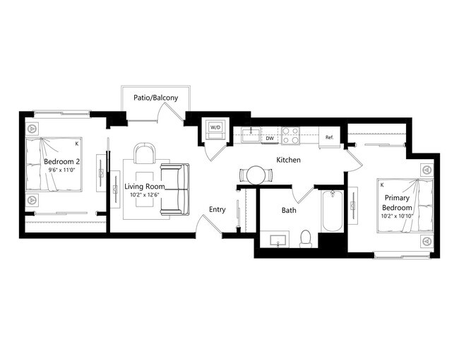 Floorplan - The Santa Monica Collection - 1430 Lincoln