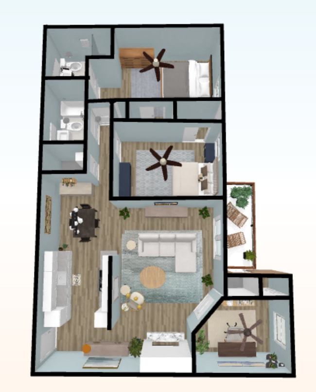 Building Photo - Top floor completely remodeled condo with open concept, vaulted ceilings and an electric fireplace!