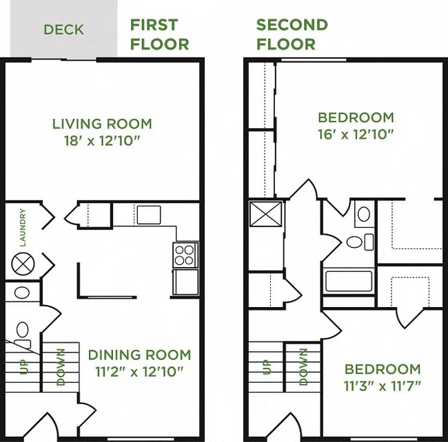 Floorplan - Millcroft Apartments