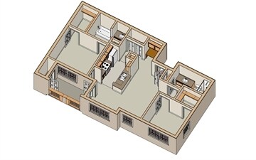 2BR/2BA - The Ravello