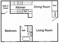 Floorplan - Southroads Apartments