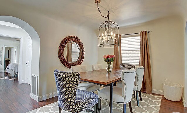 Arched Spanish Entry into Sun Light Hallway - 2315 S Cochran Ave