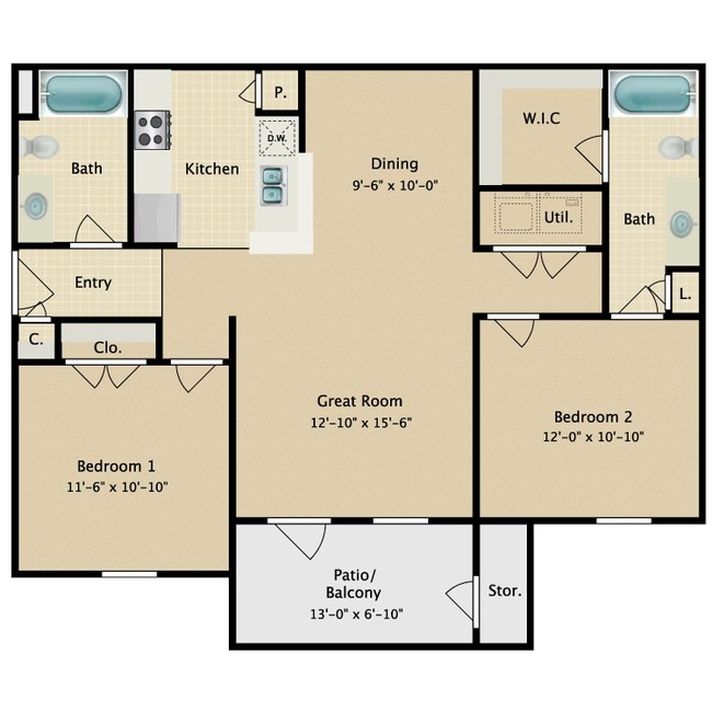 2x2.png - Sedona Springs Apartments