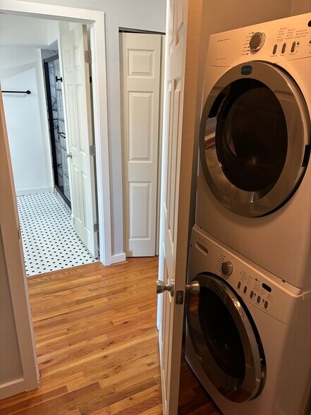 Master closet with W/D - 1040 Hatch St