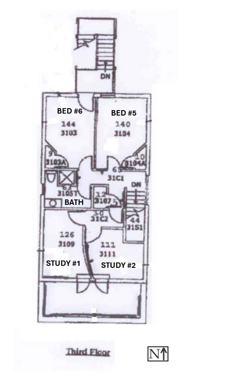Floorplan - 1327 Geddes Ave