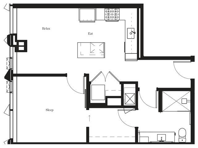 Floorplan - The Residences at Rainier Square