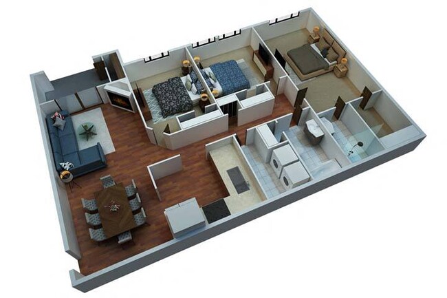 Floorplan - The Austin Apartment Homes