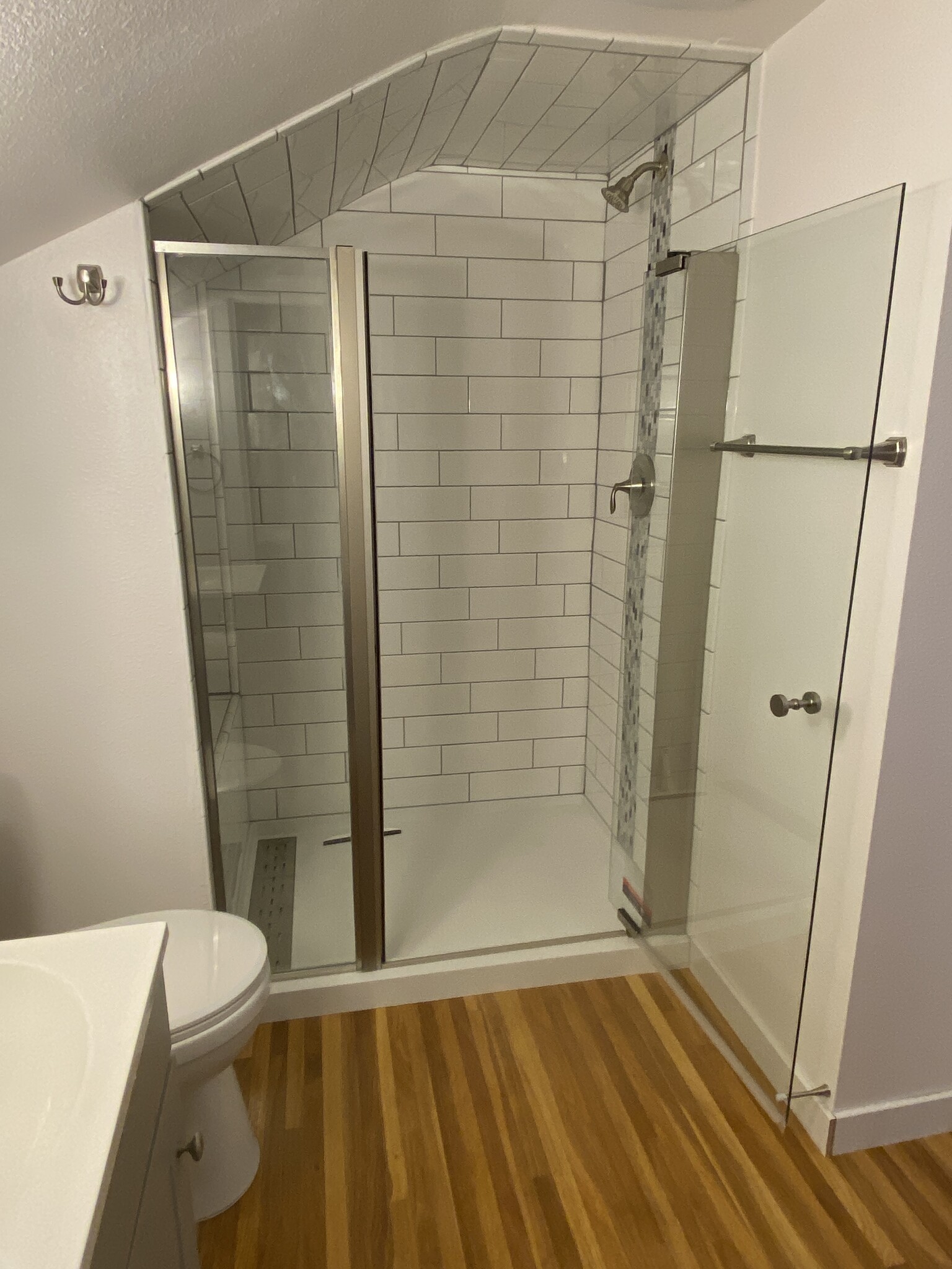 Custom Tiled Walk-in Shower - 729 E Indiana Ave