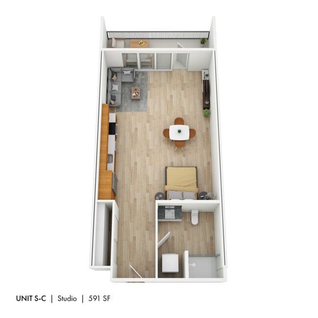 Floorplan - The 72nd Apartments
