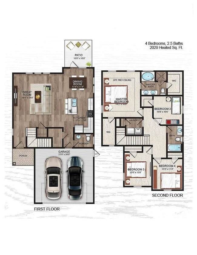 Building Photo - 4 BED | 2.5 BATH | 2-CAR GARAGE | BROOKLINE AT HIGHLANDS POOLER | AVAILABLE NOW