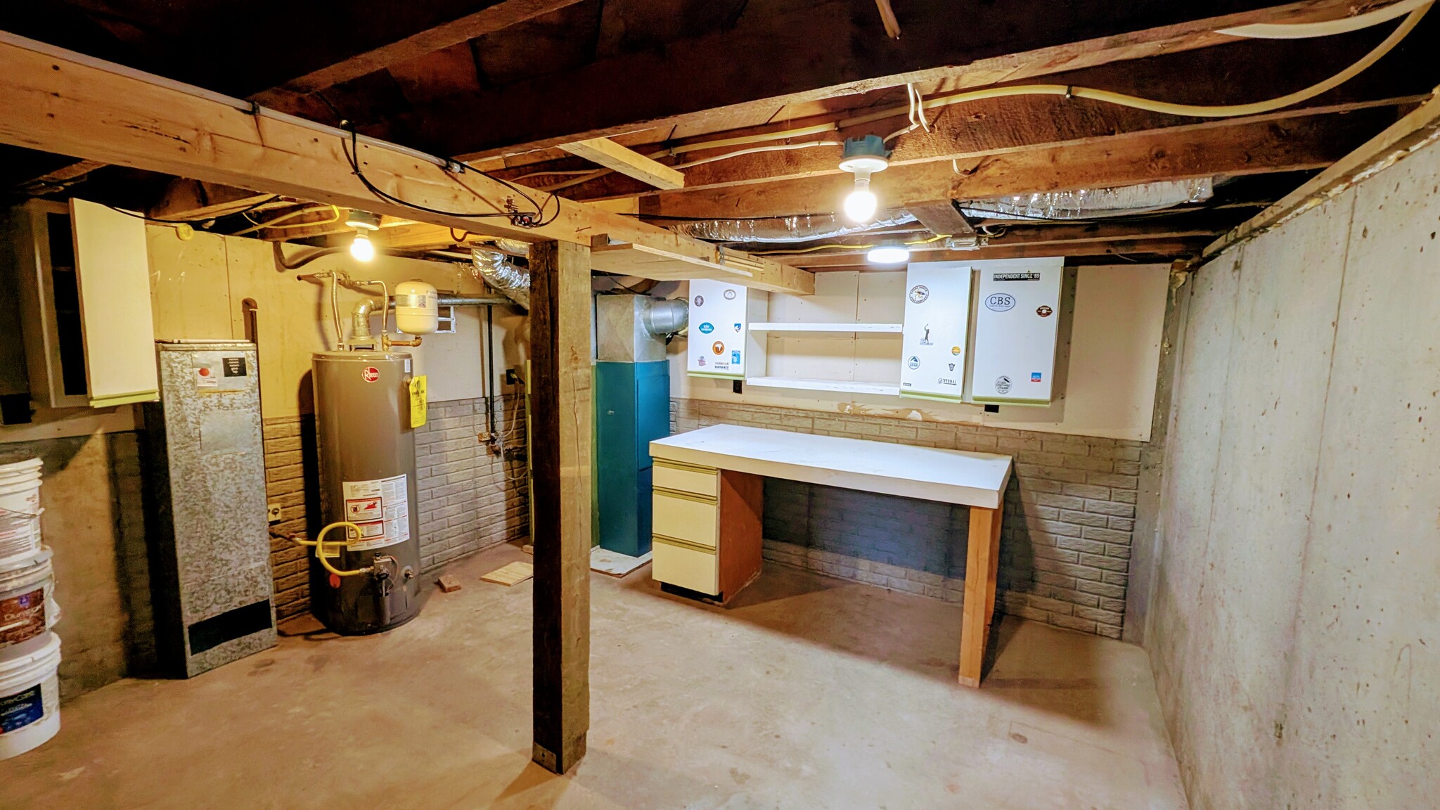 Basement w/ work bench - 7850 Co Rd 203