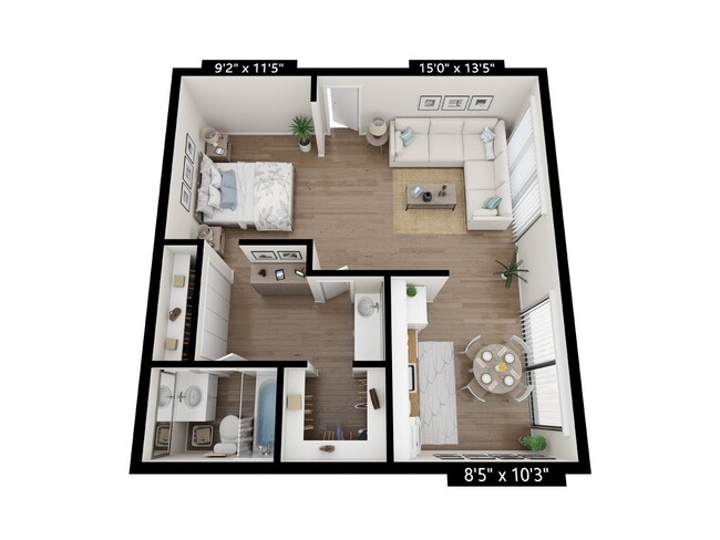 Floorplan - Executive Apartments