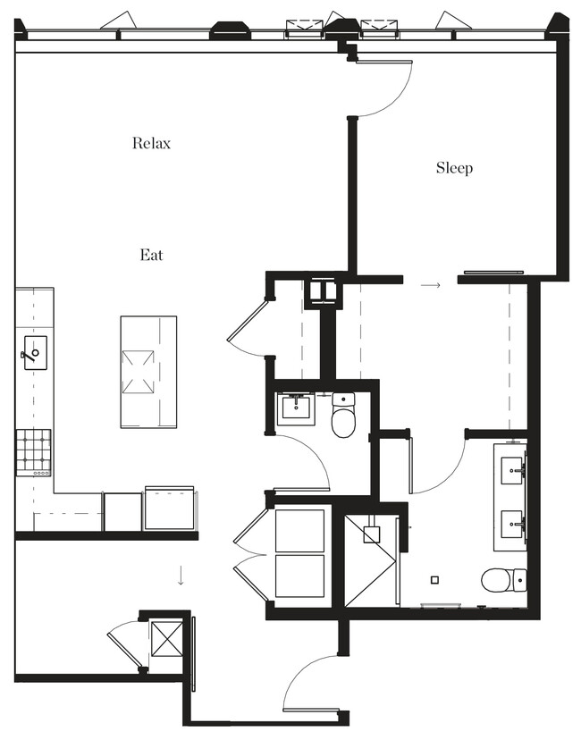 Floorplan - The Residences at Rainier Square