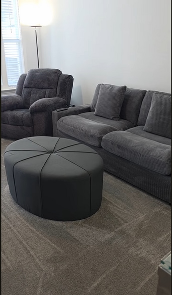 recliner, ottoman and queen sleeper couch - 27 Booth St