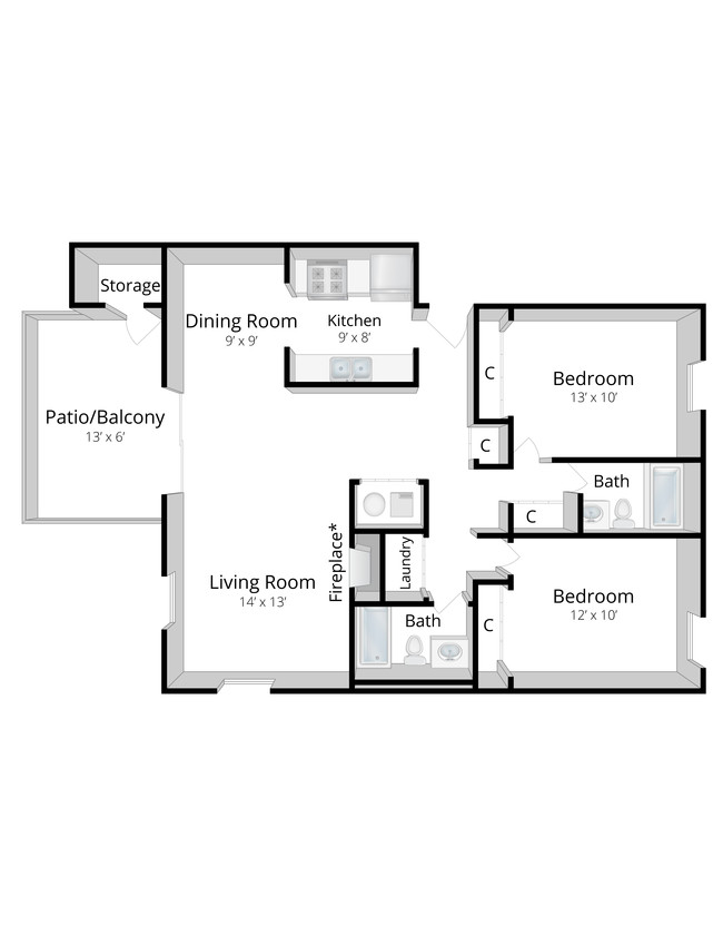 Floorplan - Ashley Pointe